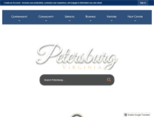 Tablet Screenshot of petersburg-va.org